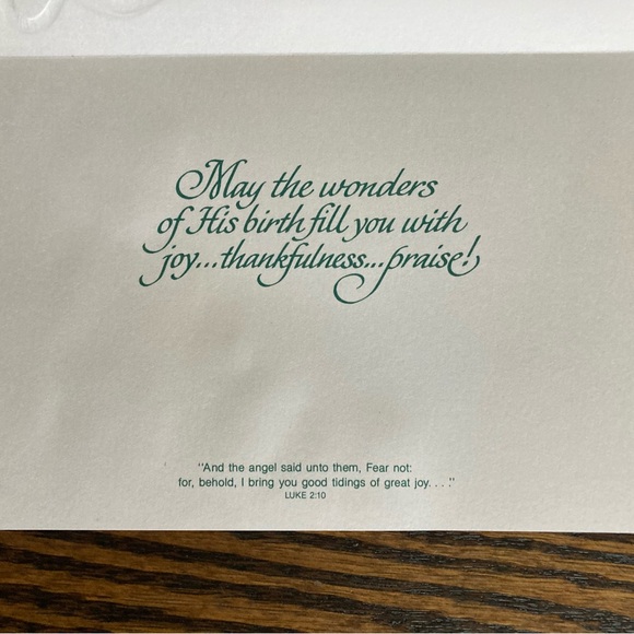 4 Joyfully Yours Christmas Traditions Shepherd Lamb Greeting Cards Envelopes - Picture 4 of 7